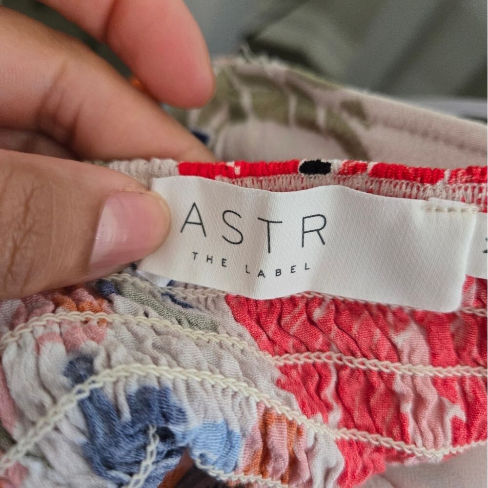 ASTR The Label Floral Strapless Off The Shoulder Maxi Summer Dress - Picture 3 of 14
